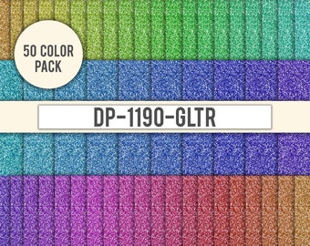 Blue Gold Pink Green Rainbow Glitter Digital Paper. Glitter Princess Background Instant Download Scrapbooking printable glitter DP-1190-GLTR