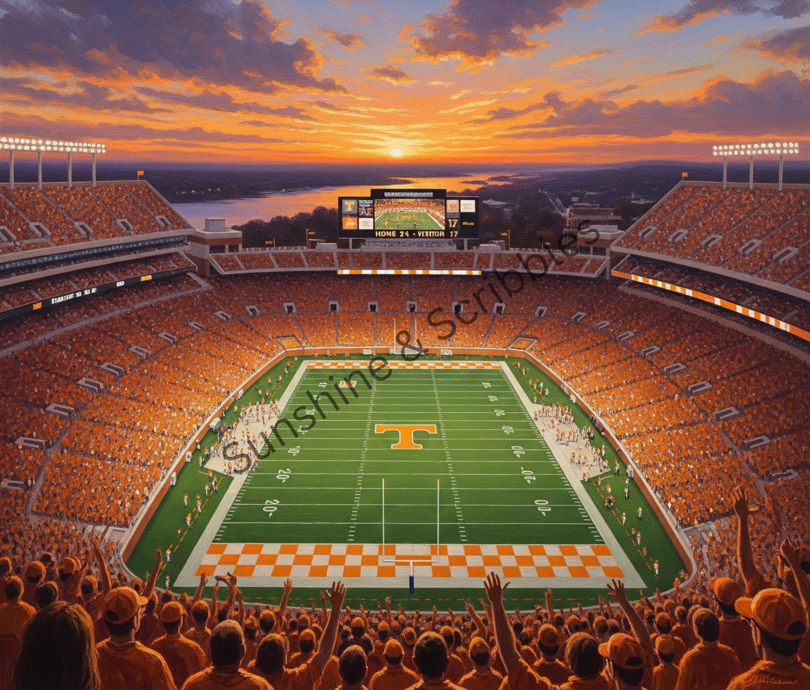 Neyland Stadium Digital Download - Etsy, image size:1600x1364