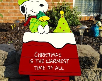 peanuts christmas yard art