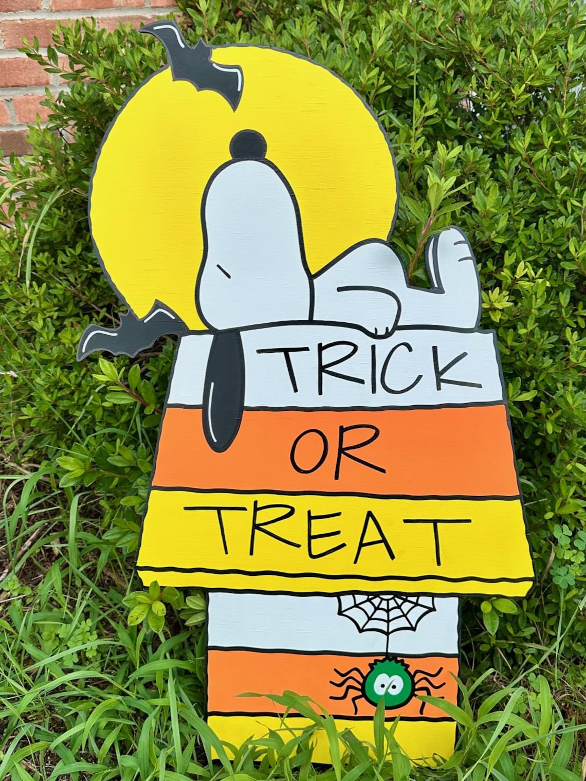 Peanuts Snoopy Trick or Treat Halloween Yard Art - Etsy