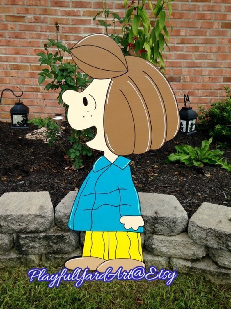 Peanuts Christmas Yard Art Etsy
