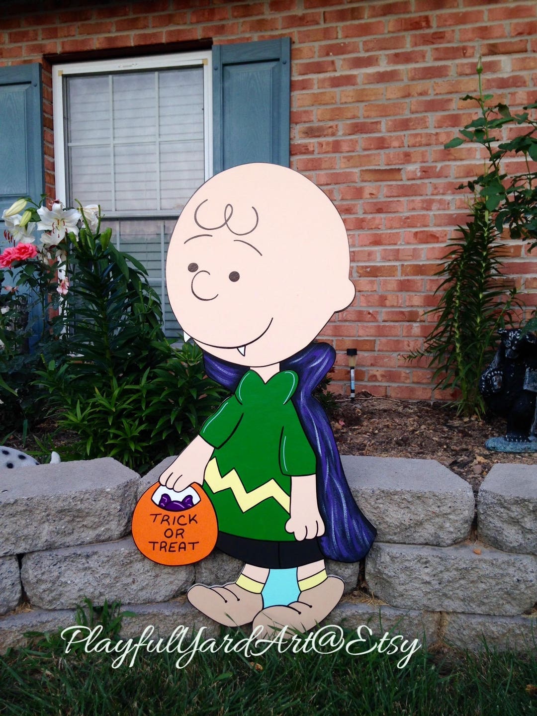 Charlie Brown Halloween Yard Art - Etsy
