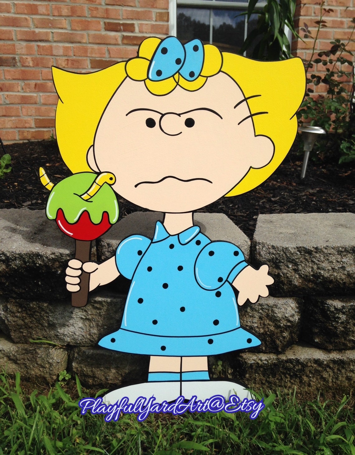 READY TO SHIP Peanuts Halloween yard art Sally Etsy