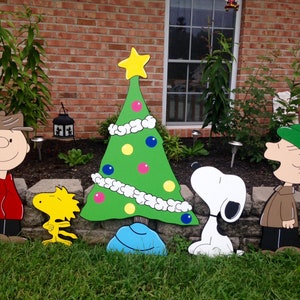 Peanuts Charlie Brown Christmas Yard Art Decorations.. - Etsy