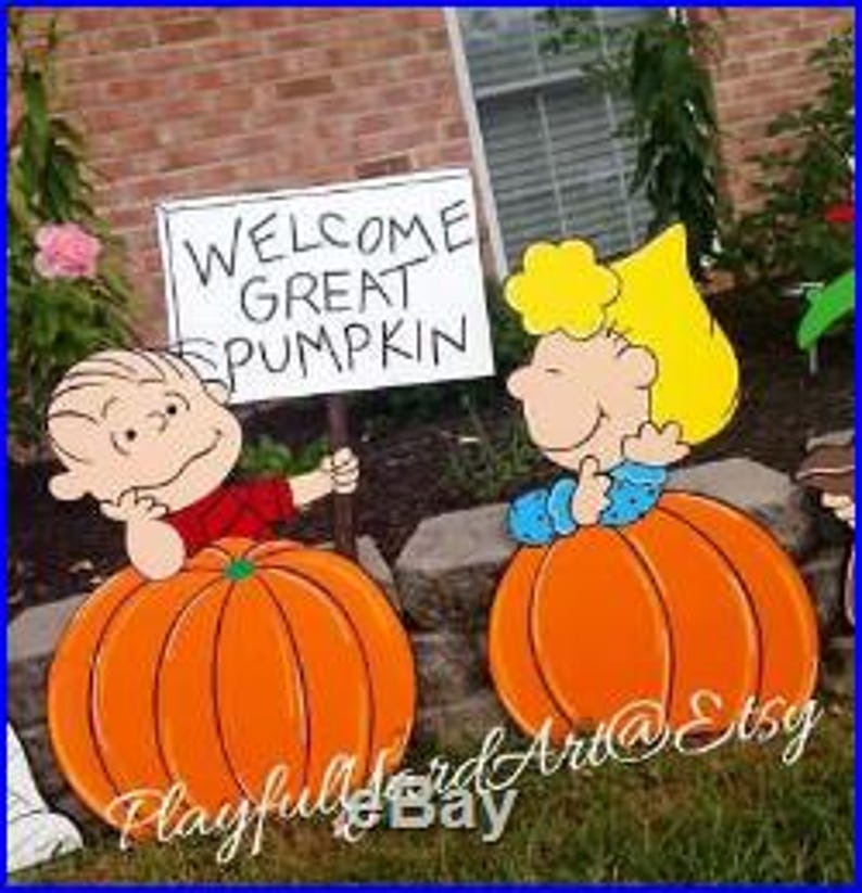 Peanuts Snoopy Halloween Yard Art - Etsy