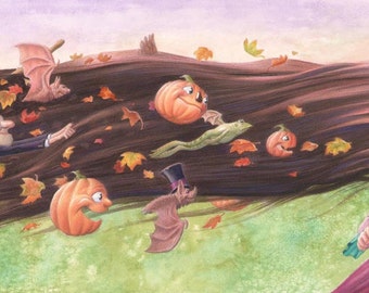 Rapunzel's Halloween, a whimsical blending of the classic fairy tale and the magical holiday, Halloween