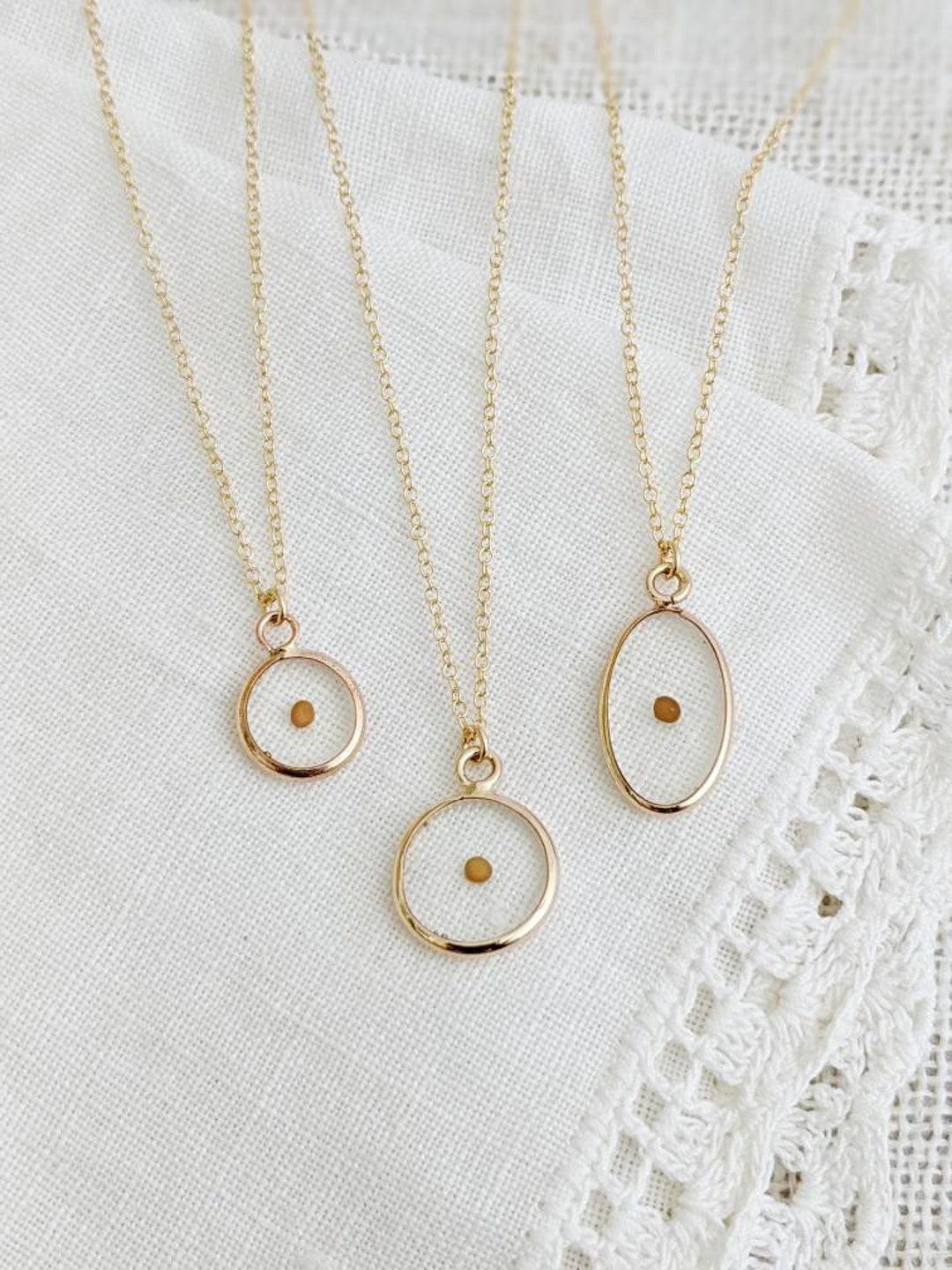 Mustard Seed Necklace Gold Mustard Seed Necklace Silver Etsy