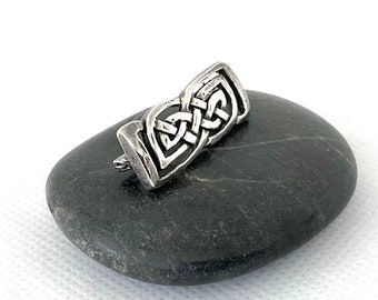 Vintage Celtic Knot Brooch Sterling Silver - Womens or Mens Jewellery