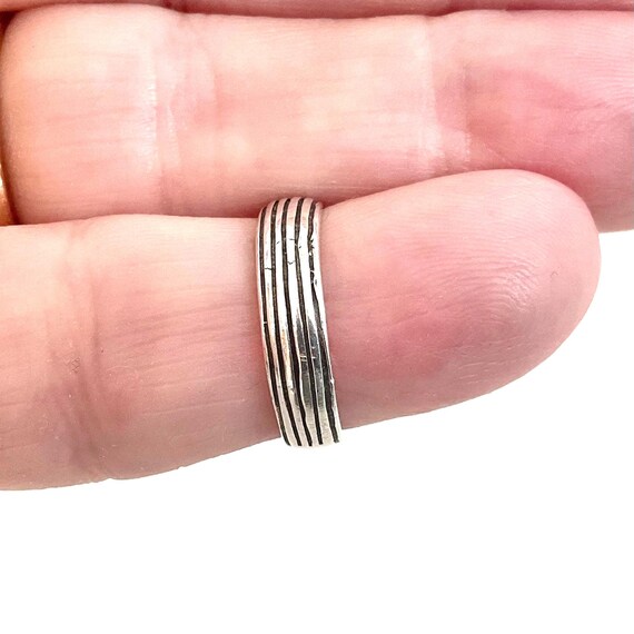 Vintage Sterling Silver Adjustable Open Ring for … - image 1