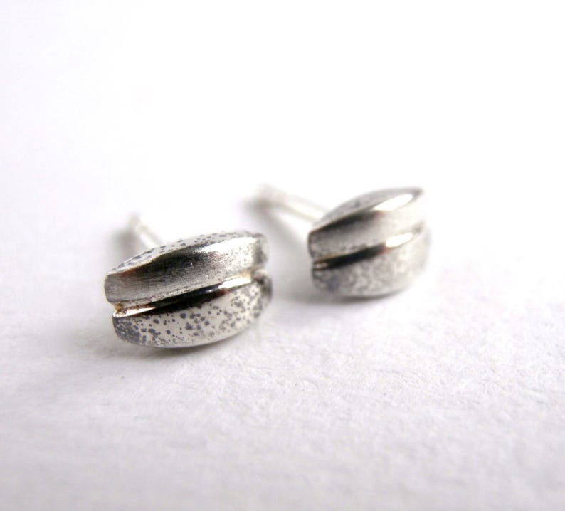 Silver Stud Earrings Vintage Earrings Sterling Silver Etsy