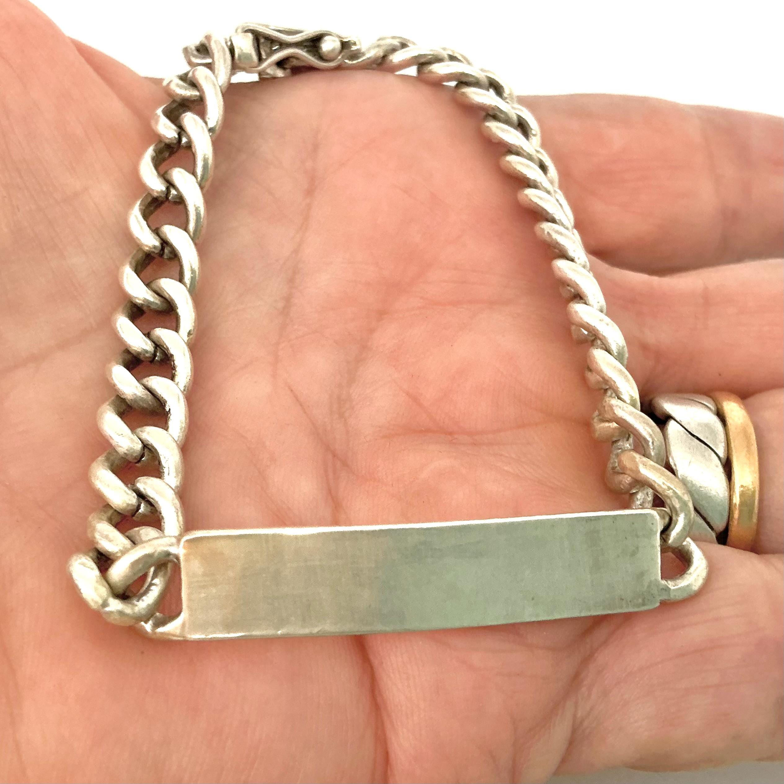 70s id bracelet - Etsy 日本