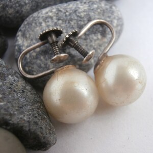 Silver screw cheap back earrings