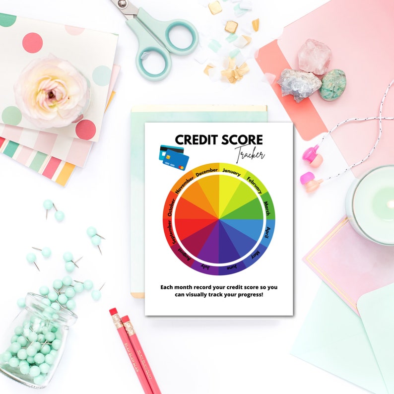 Credit Score Tracker, Credit Printable, Credit Repair, Credit Score ...