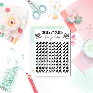 Vacation Savings tracker, Vacation fund tracker, Savings Tracker, Budgeting tracker, Budgeting printable, Dave Ramsey budget