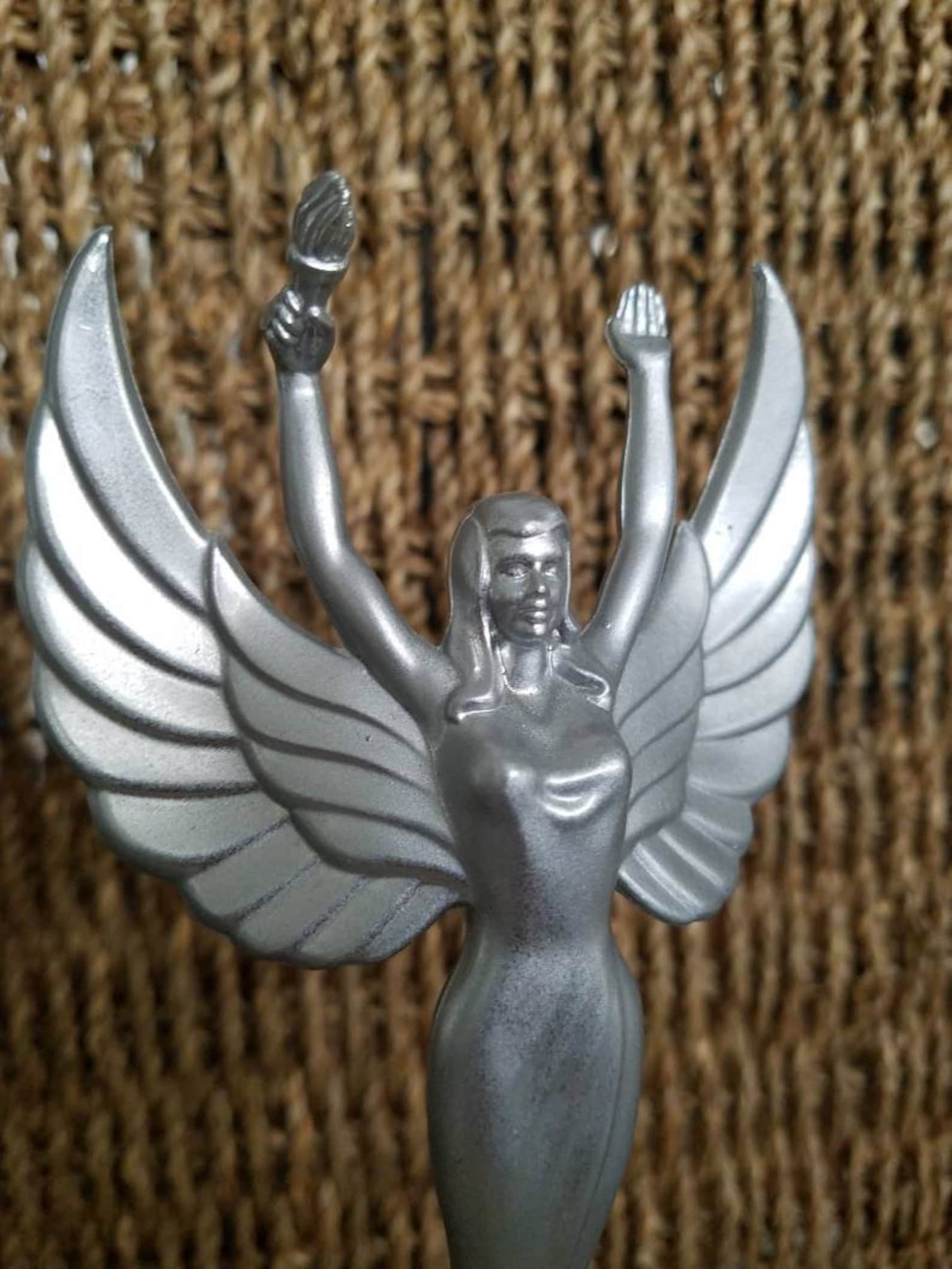 Angel Trophy Wine Stopper, Angel Trophy Wine Topper, Upcycled Trophy