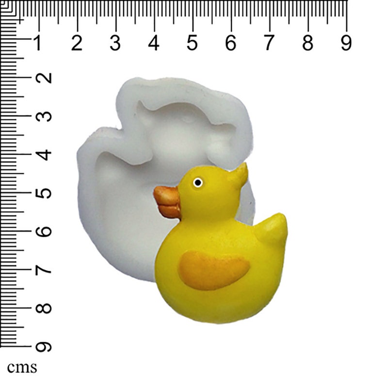 Duck Food Safe Silicone Mould For Sugar /& Polymer Clay Crafts