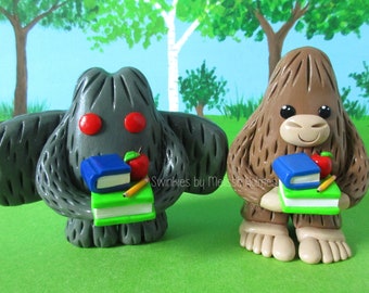 Handmade School Cryptid Sculpture: Bigfoot, Mothman, Yeti