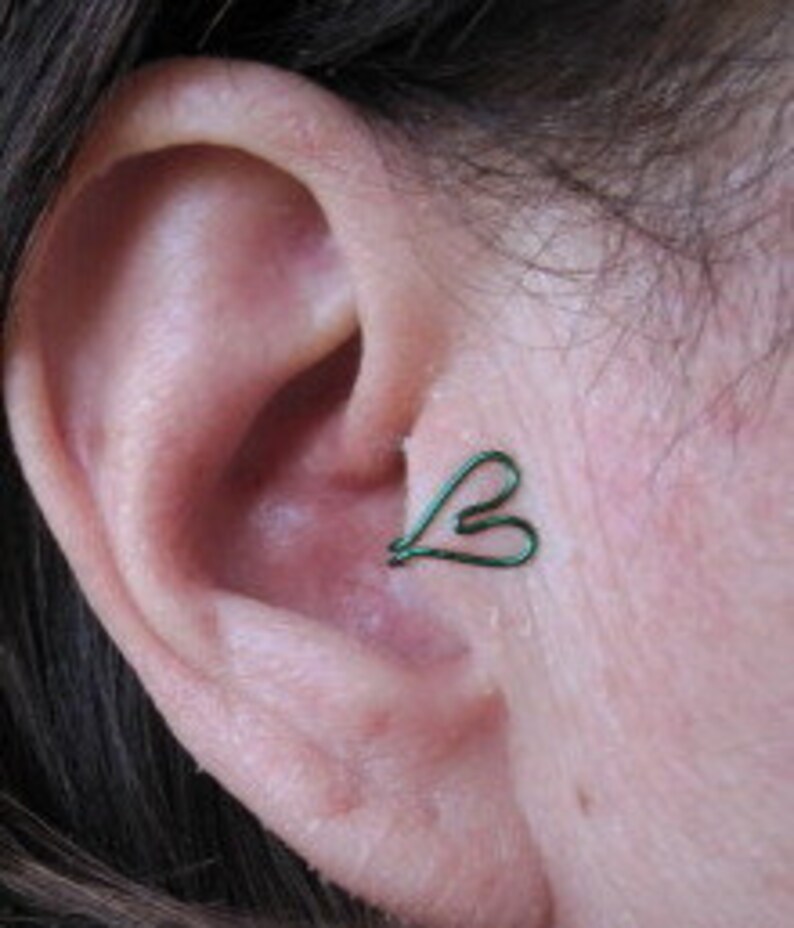Tragus Ear Cuff No Piercing Ear Cuff Heart Design/ Etsy