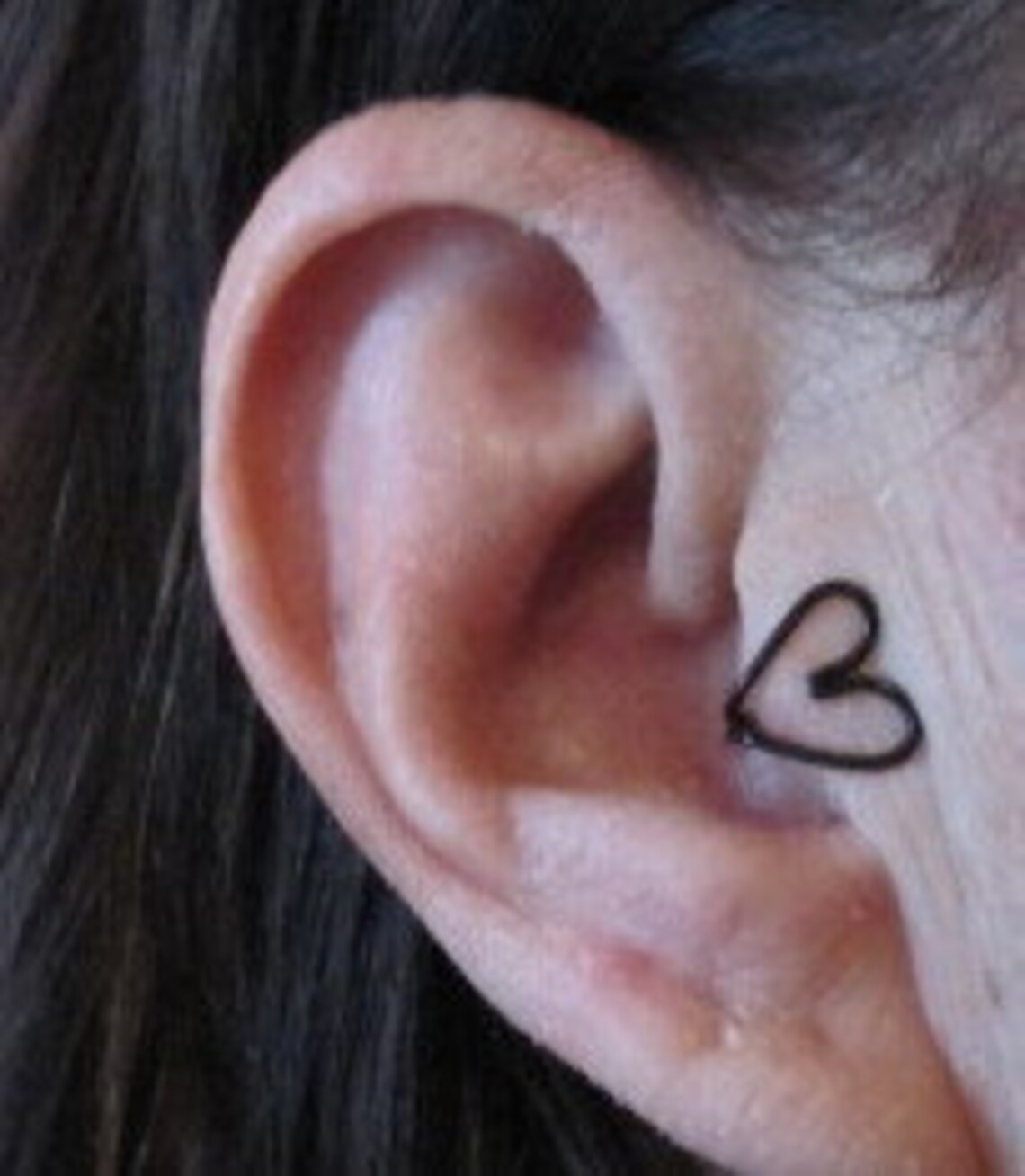 Tragus Ear Cuff No Piercing Ear Cuff Heart Design/ Etsy