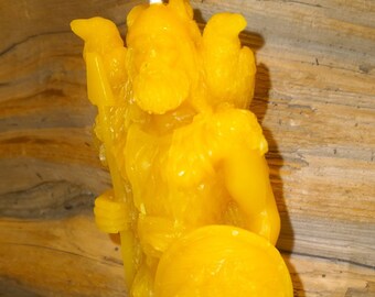 Odin with his 2 ravens and shield Candle ~100% pure beeswax