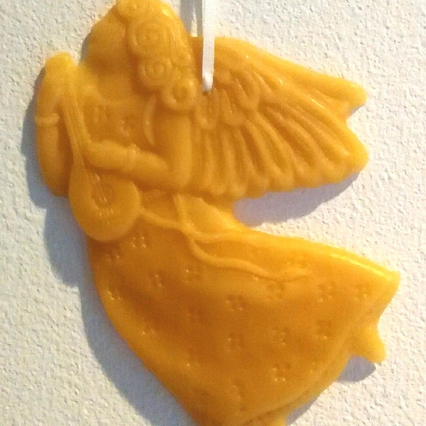 Angel Ornament / Wall Hanging ~100% pure beeswax