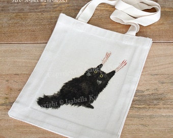 Fuzzball (Scratch) Tote Bag  / Large and Small