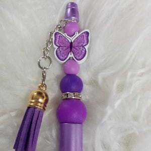 Butterfly Pen, Butterflies, Butterfly Lovers, Fancy Pens, Novelty Pen, Bead Pen, Beaded Pens, Ink Pens, Silicone Pens, Gift Idea