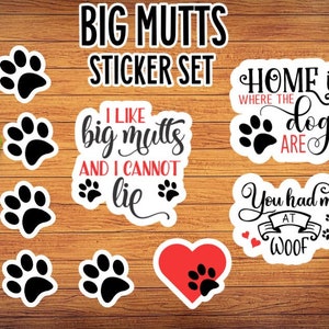 Dog Stickers, Dog Lovers, Dogs, Animal Stickers, Dog Lady, Trendy, Journal Sticker, Junk Journal, Laptop Sticker, Water bottle Decal