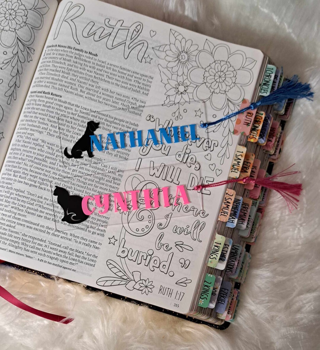 Personalized Name Bookmark Personalized Bookmark Book Lover - Etsy