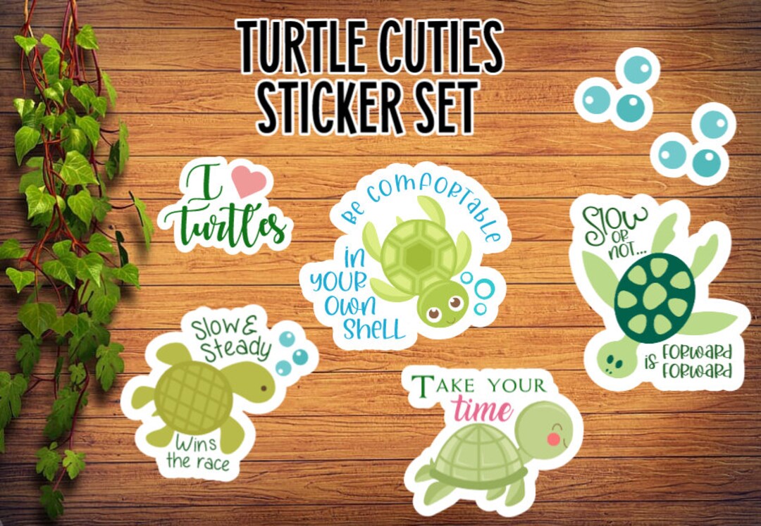 Turtle Name Sticker Turtle Stickers, Turtles, Turtle Lovers, Animal Stickers, Turtle Lady ...