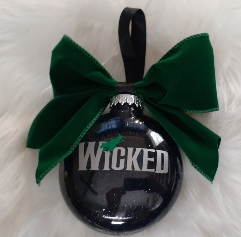 Wicked Christmas Ornament Wicked Broadway Musicals Etsy