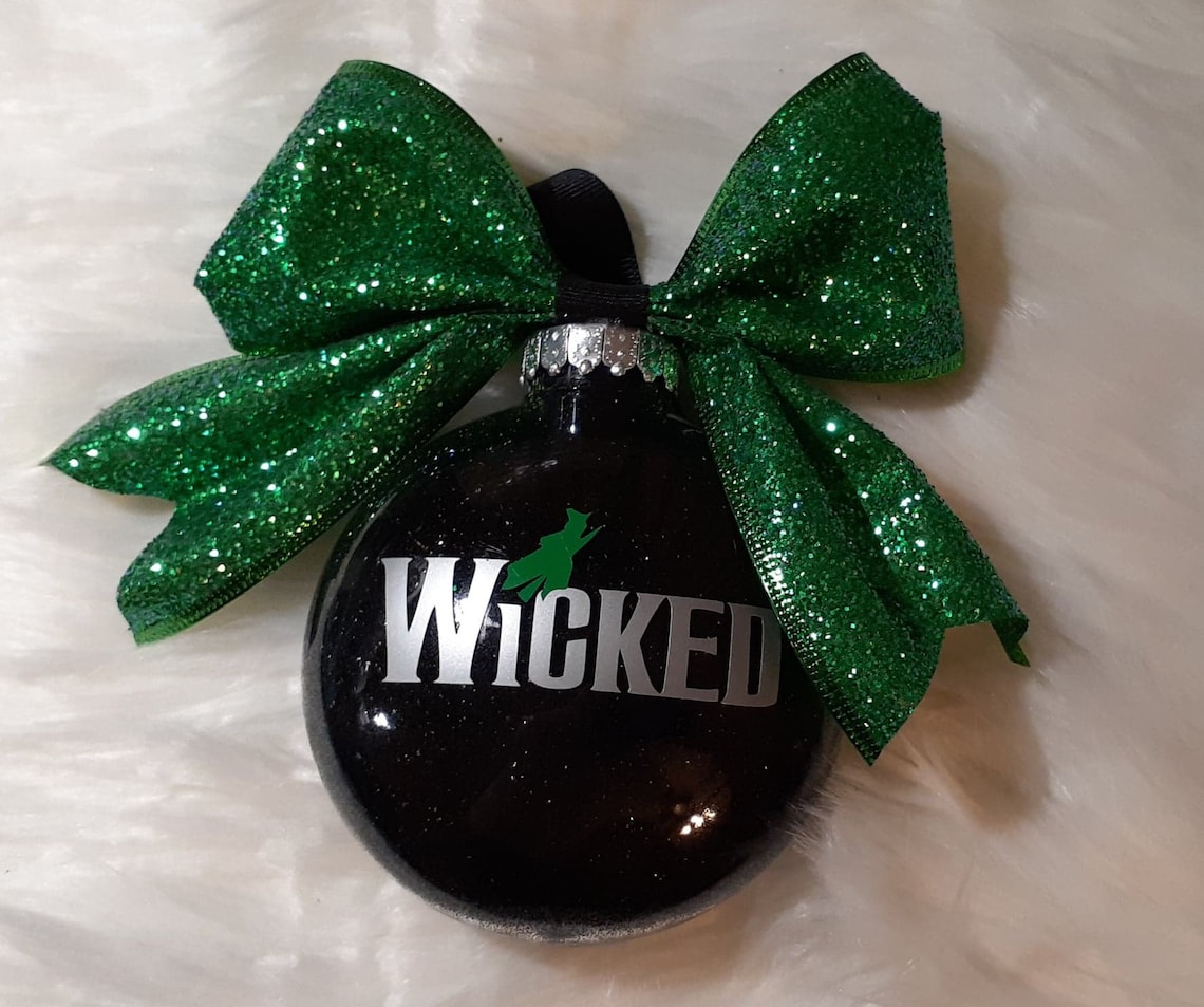 Wicked Christmas Ornament Wicked Broadway Musicals Etsy