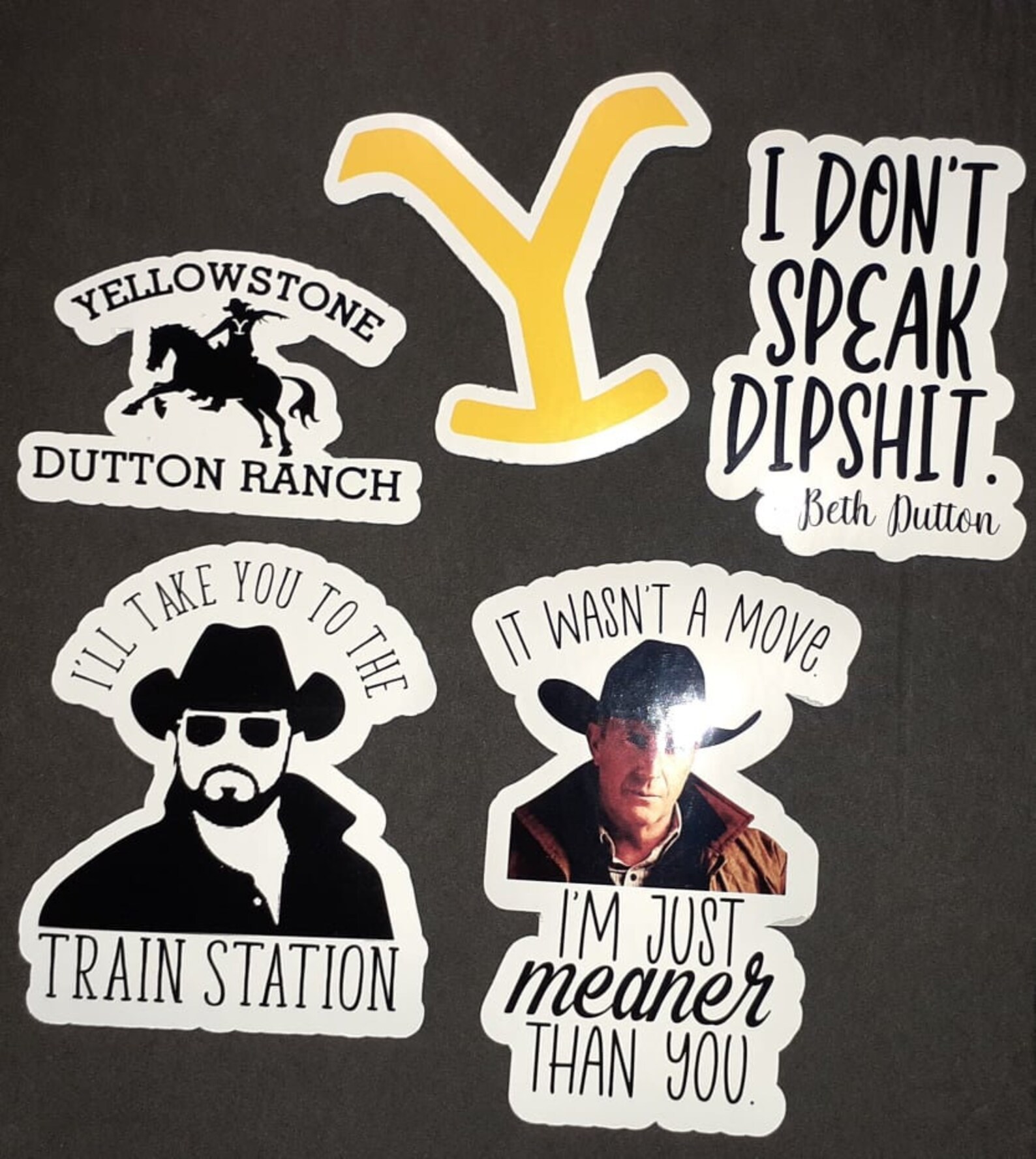 Yellowstone Sticker Set Stickers Yellowstone TV Show RIP Etsy