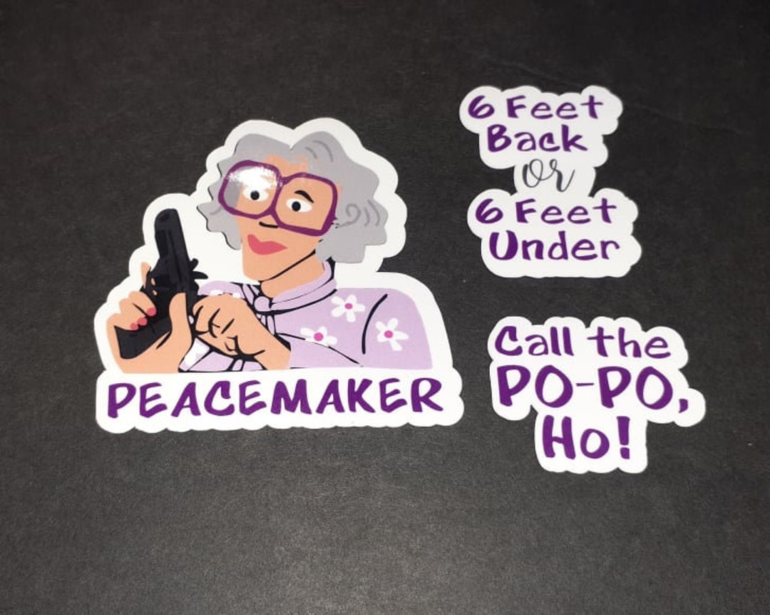Madea Sticker Madea Sticker Set Madea Tyler Perry Madea Movies Comedy - Etsy Österreich