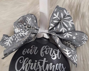 Our First Christmas Together Ornament, Couple Ornament, Cute Christmas Ornament, Funny Ornament, First Christmas Together, Gift