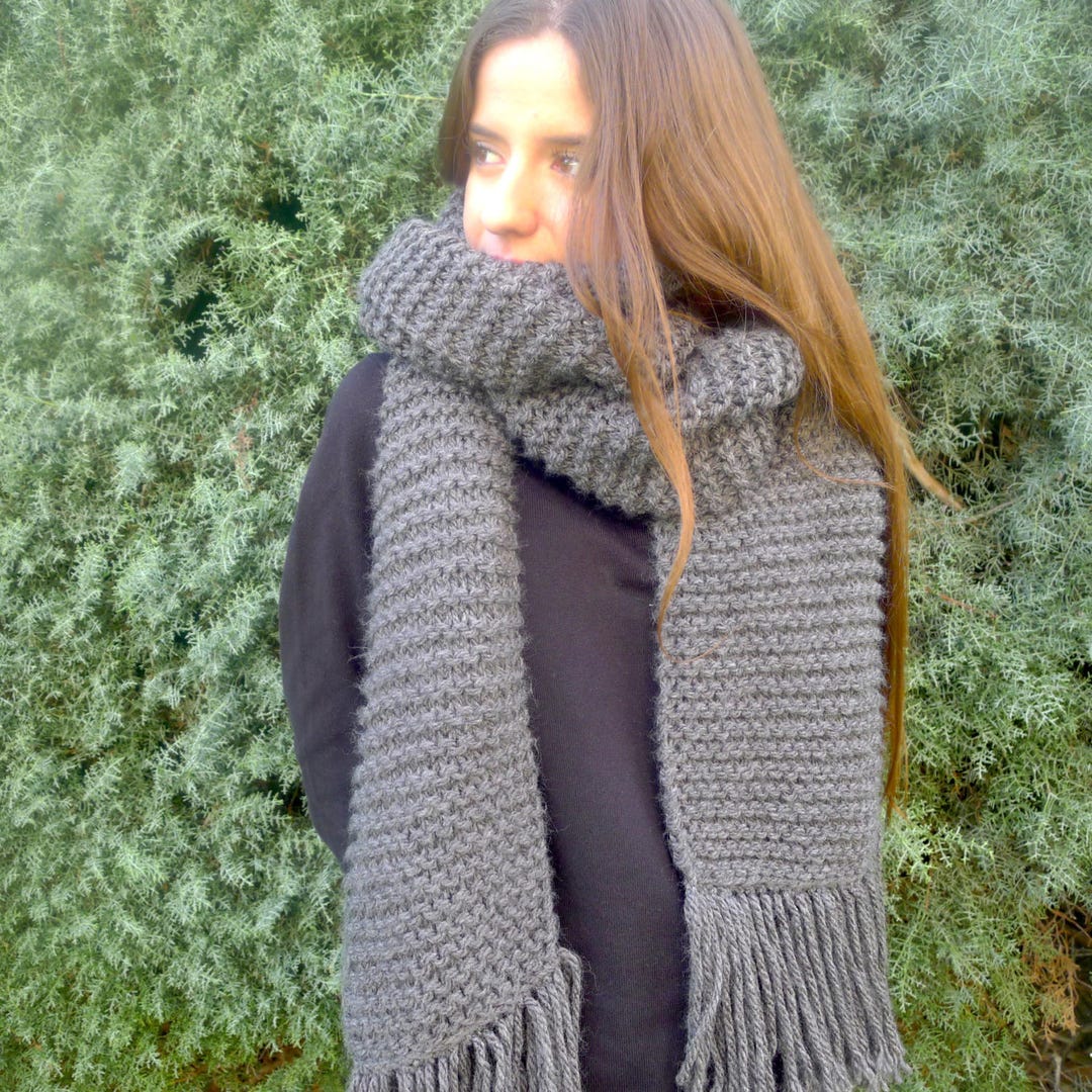 bufanda de punto