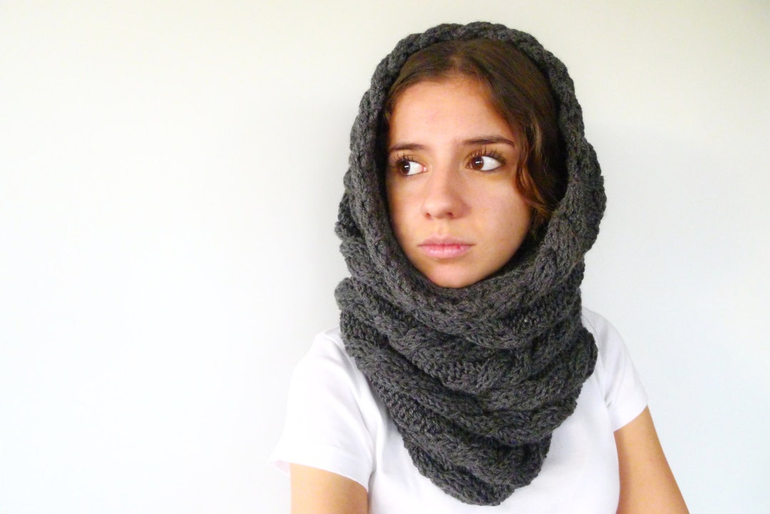 circular hecha a mano. Bufanda tubo para mujer. - Etsy España