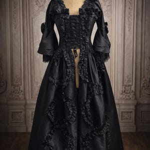 marie antoinette black dress  Gilbert Adrian | Costume from 'Marie Antoinette'