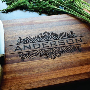 Personalized Cutting Board, Gifts For Him, Christmas Gifts, Corporate Gift, Custom Cutting Board, Engagement Gift, Employee Gifts, Engraved