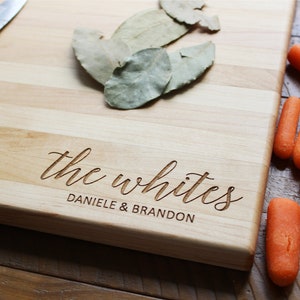 Personalized Cutting Board, Wedding Gift, Gift for couples, Realtor Closing Gift, Housewarming Gift, Custom Cutting Board, Corporate Gift