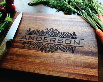Personalized Christmas Gift, Personalized Cutting Board, Custom Cutting Board, Personalized Wedding Gift, Housewarming Gift, Gift For Her