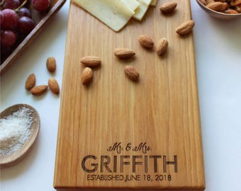 Personalized Cutting Board, Christmas Gifts, Engraved Cutting Board, Wedding Gift, Closing gift, Logo Design, Wood Cheese Board, Anniversary