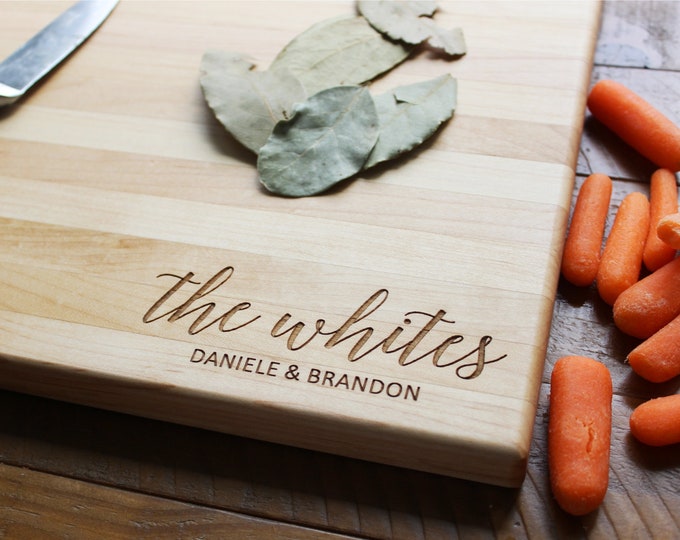 Personalized Cutting Board, Wedding Gift, Christmas Gifts, Realtor Closing Gift, Housewarming Gift, Custom Cutting Board, Corporate Gift