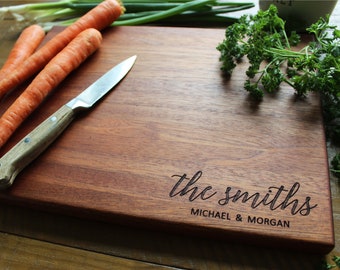 Custom Cutting Board, Personalized Cutting Board, Engagement Gift, Housewarming Gift, Wedding Gifts, Valentines Day Gift, Gifts For Her