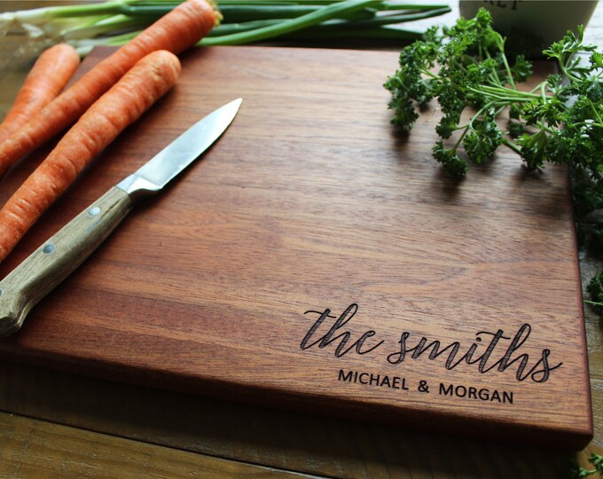 Employee Christmas Gifts, Personalized Cutting Board, Custom Engraved Cutting Board, Client Gifts, Housewarming Gift, Gifts For Her, Mom