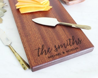 Cheese Board, Personalized Cheese Board, Serving Platter, Cutting Board, Housewarming Gift, Engagement Gift, Personalized Wedding Gift