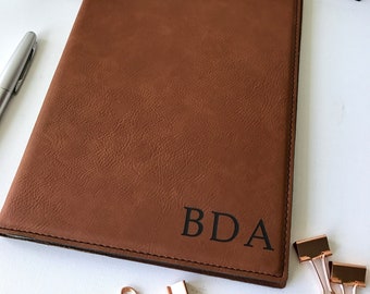 Personalized Padfolio, Custom Engraved Padfolio For Men, Corporate Gift, Business Client Gift| Employee or Graduation Gift