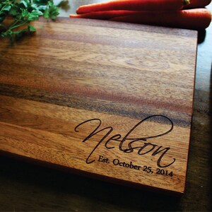 Personalized Cutting Board, Christmas Gift, Engagement Gift, Anniversary Gift, Husband Gift, Gift For Him, Wedding Gift, Gift For Her