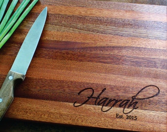 Personalized Cutting Board, Engraved Cutting Board, Custom Cutting Board, Boyfriend Gift, Husband Gift, Gift For Mom, Christmas, Wedding