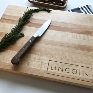 Personalized Cutting Board, Wedding Gift, Anniversary, Fathers Day Gift, Corporate Gift, Gifts For Dad, Husband Gift, Couples Last Name Gift image 4